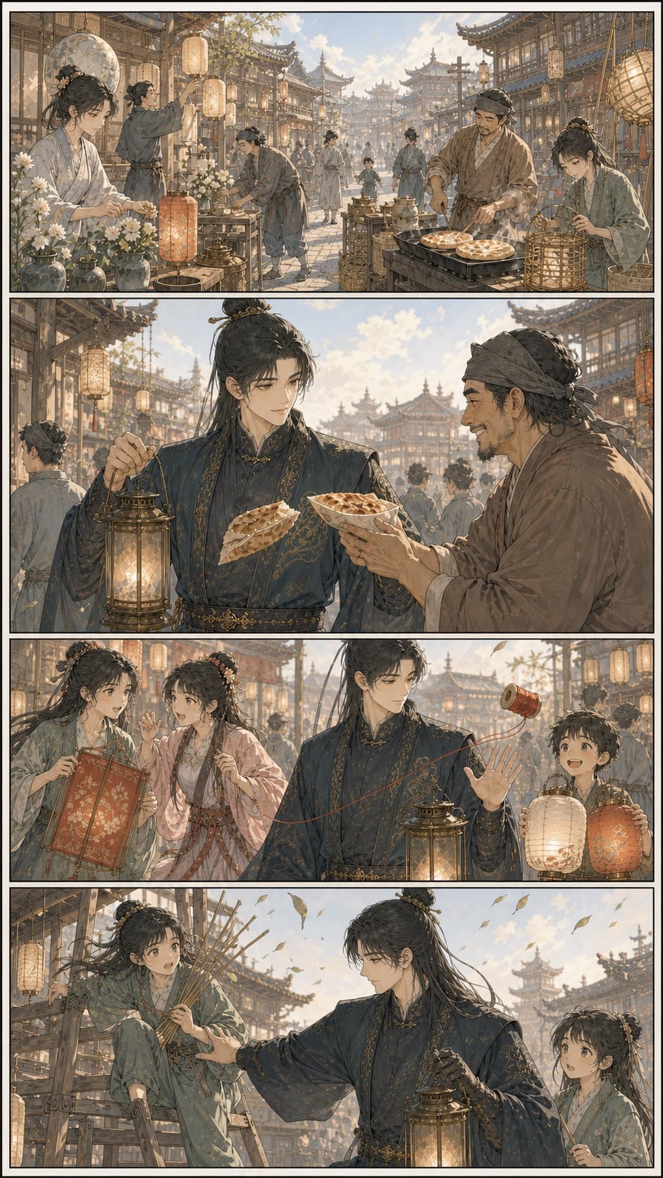第一章《长安一日》漫画分镜第 1 页