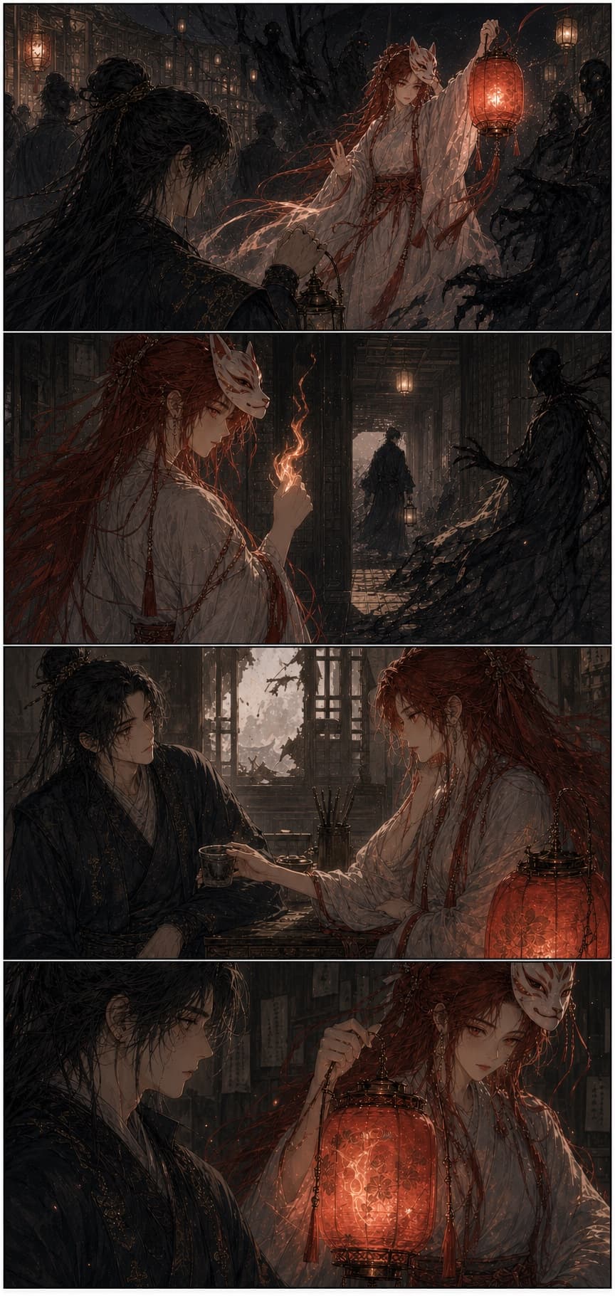 第二章《残灯遇火》漫画分镜第 2 页