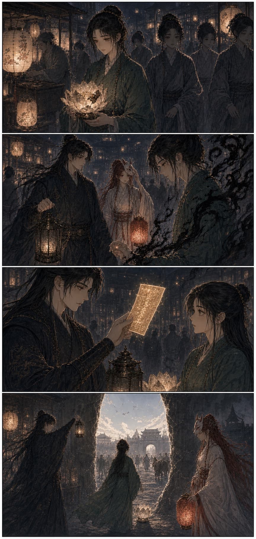 第二章《残灯遇火》漫画分镜第 3 页